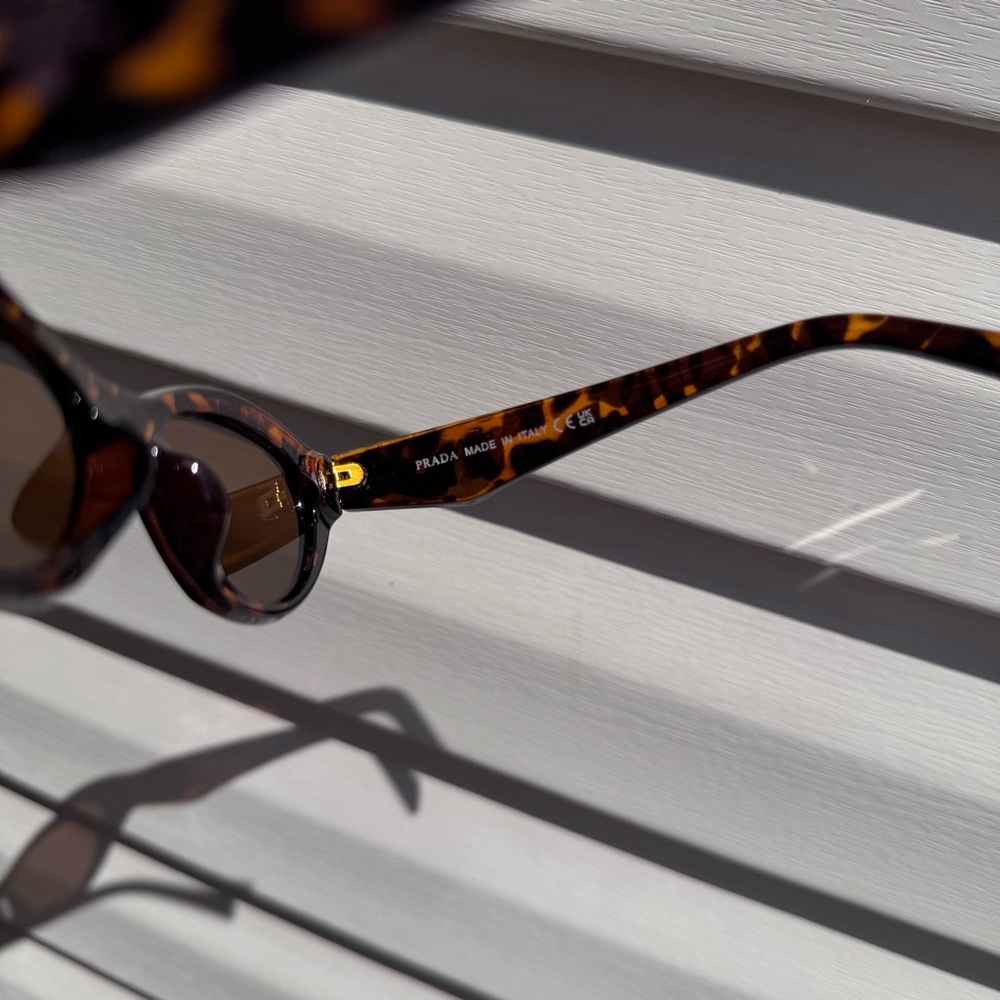 Prada Milano Tortoiseshell Oval Sunglasses Brown Lens | Italy | Set | PR 2678 - Picture 4 of 13